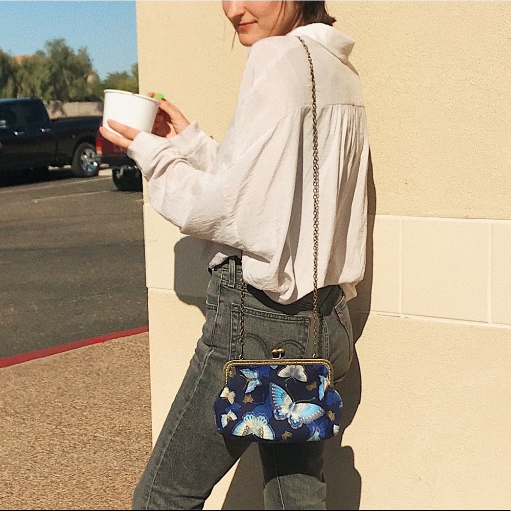 Vintage Butterfly Purse